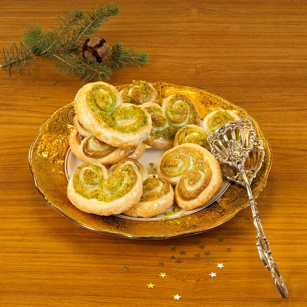 Schnelle Marzipan-Schweineohren Rezept Schnelle Marzipan-Schweineohren Rezept