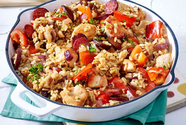 Schnelle Paella Rezept Schnelle Paella Rezept