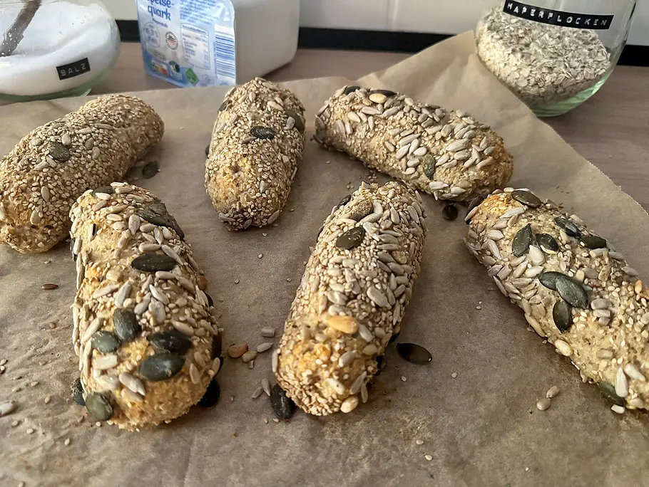 Schnelle Protein-Quarkstangen Schnelle Protein-Quarkstangen
