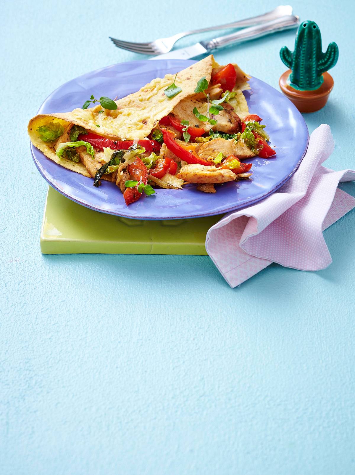 Schnelle Quesadillas mit Hähnchenfilet Rezept