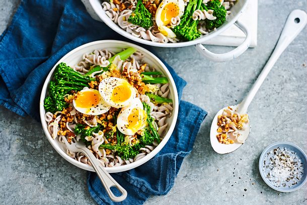 Schnelle Spirelli-Bowl für den Energiespeicher Rezept