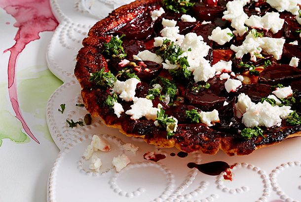 Schnelle Tarte Tatin mit Roten Beten Rezept
