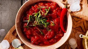 Schnelle Tomatensalsa Rezept - Foto: LECKER @ Bauer Media Group Schnelle Tomatensalsa Rezept - Foto: LECKER @ Bauer Media Group