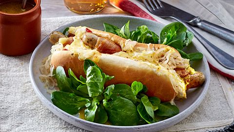 Schneller Nürnberger Hot Dog Rezept - Foto: House of Food / Bauer Food Experts KG