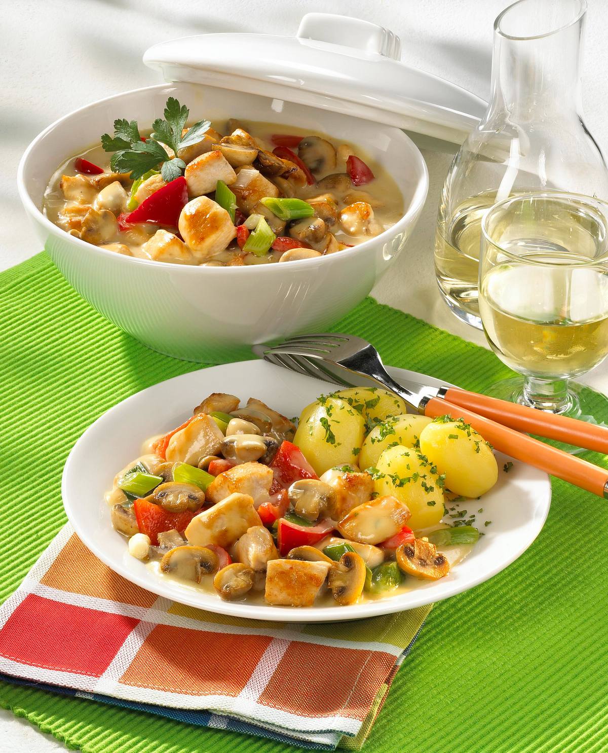 Schnelles Hähnchenragout Rezept