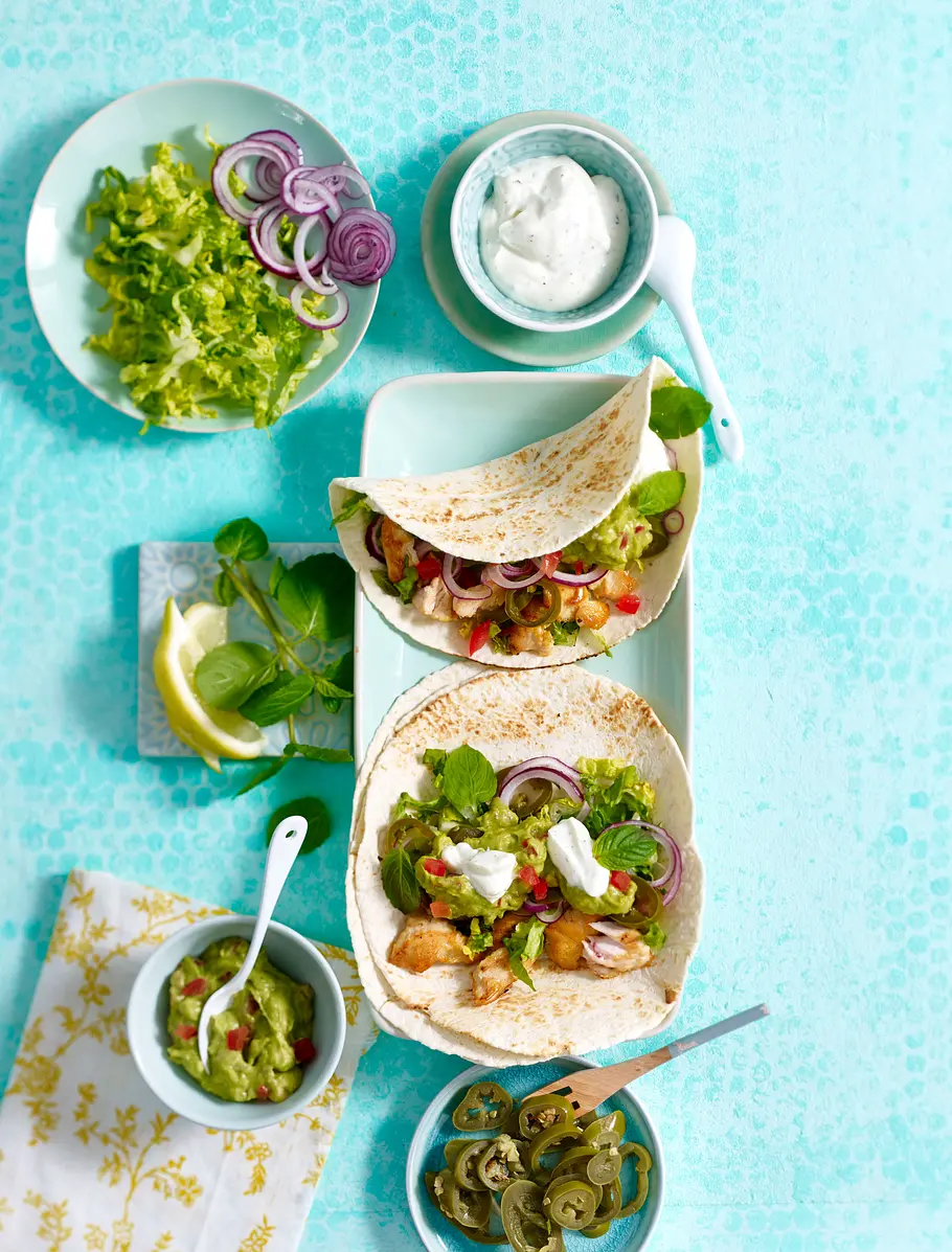Schnelles Taco-Buffet Rezept Schnelles Taco-Buffet Rezept