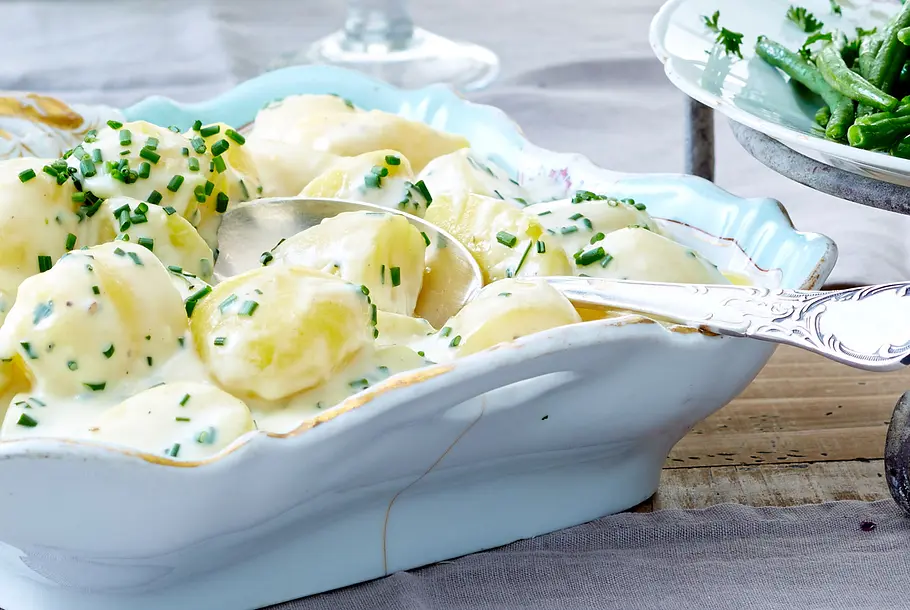 Schnittlauch-Rahmkartoffeln Rezept Schnittlauch-Rahmkartoffeln Rezept