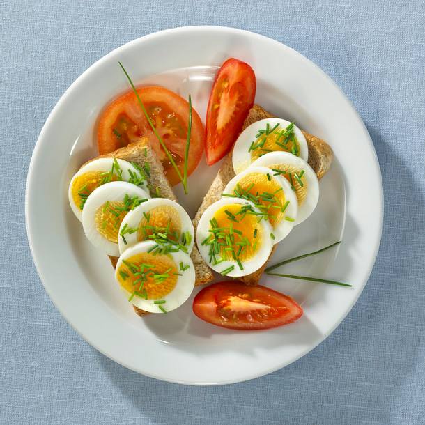 Schnittlauchtoast mit Ei Rezept Schnittlauchtoast mit Ei Rezept