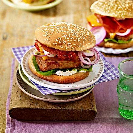 Schnitzel-Burger Rezept Schnitzel-Burger Rezept