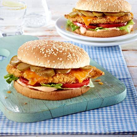Schnitzel-Burger Rezept Schnitzel-Burger Rezept