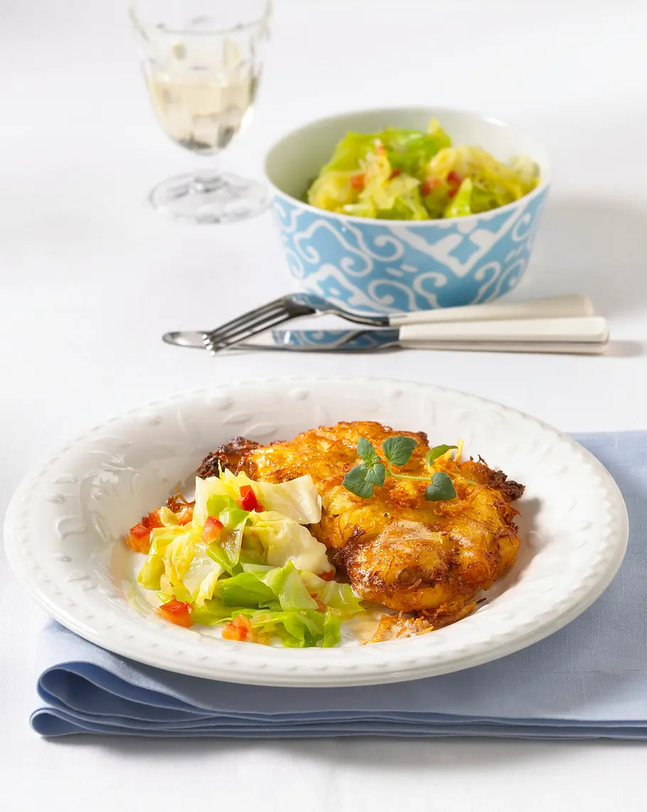 Schnitzel in Kartoffelkruste Rezept Schnitzel in Kartoffelkruste Rezept