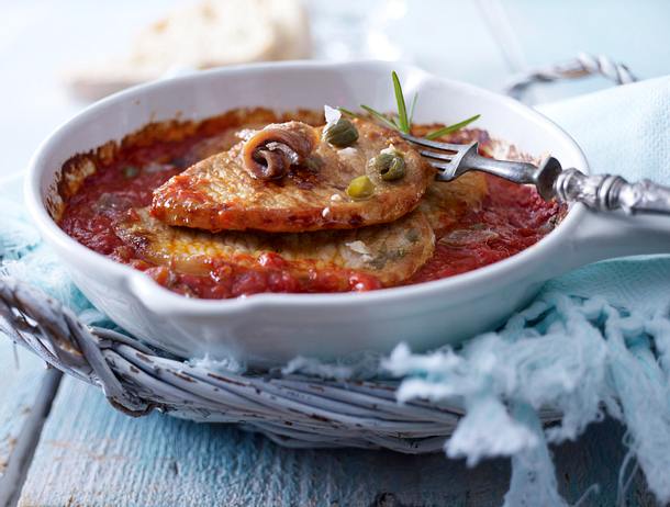 Schnitzel in Pizzaiola-Soße Rezept