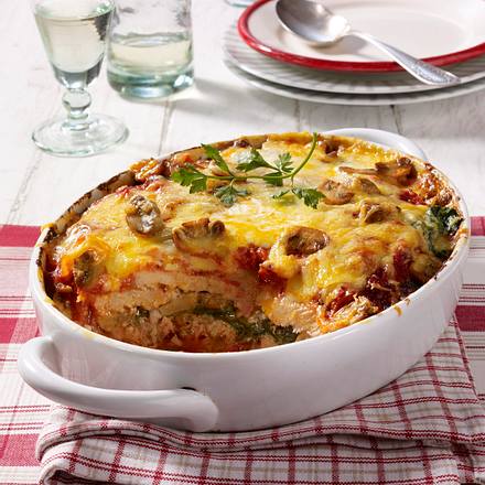 Schnitzel-Lasagne Rezept