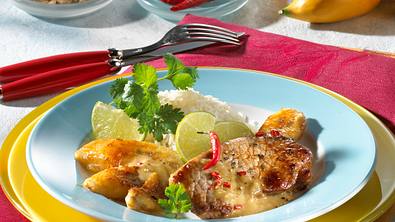 Schnitzel mit Erdnuss-Soße Rezept - Foto: LECKER @ Bauer Media Group
