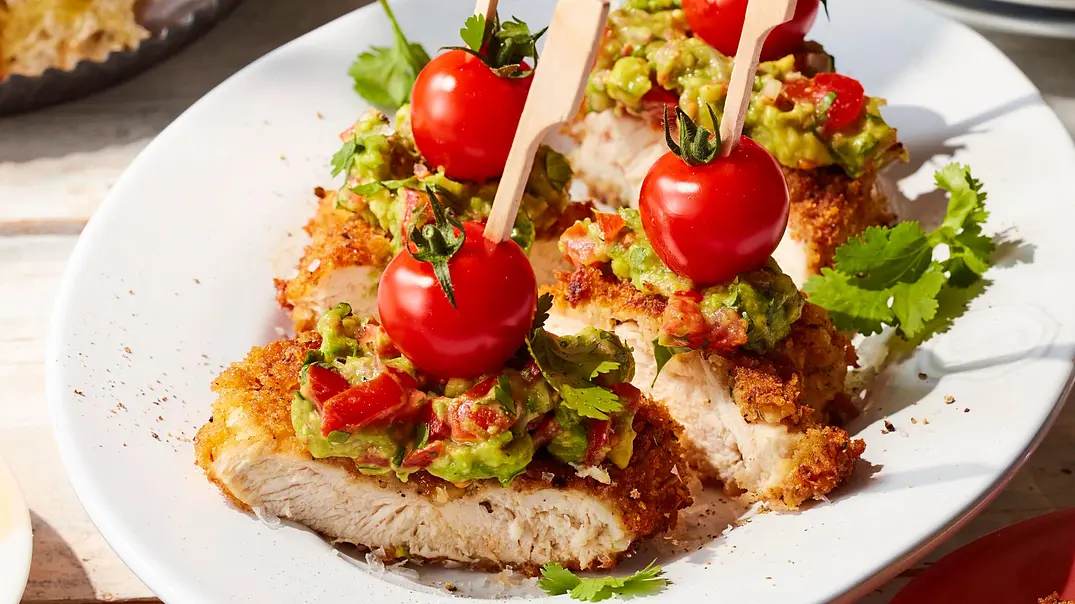 Schnitzel-Salsa-Sticks Rezept - Foto: LECKER @ Bauer Media Group Schnitzel-Salsa-Sticks Rezept - Foto: LECKER @ Bauer Media Group