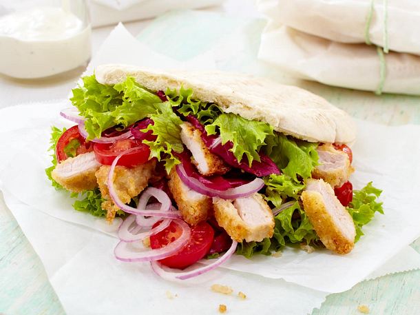 Schnitzel-Sandwich Rezept Schnitzel-Sandwich Rezept