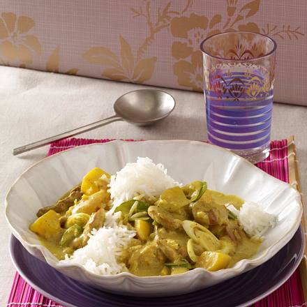 Schnitzelcurry mit Mango Rezept