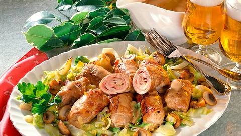 Schnitzelrouladen à la Cordon bleu Rezept - Foto: Horn