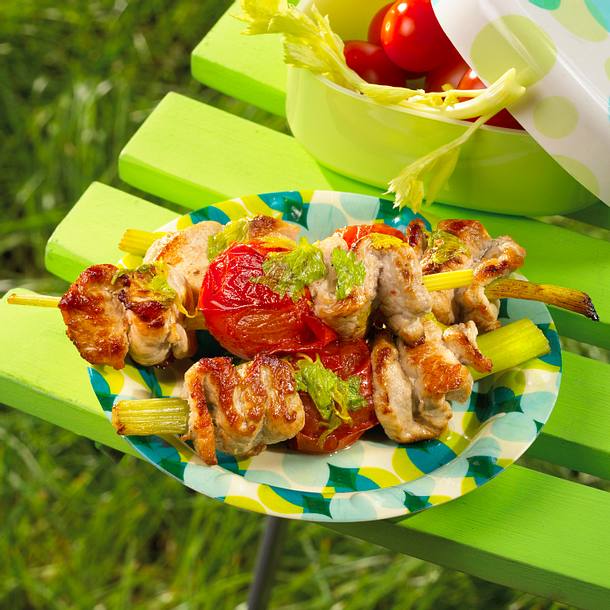 Schnitzelspieße Rezept Schnitzelspieße Rezept