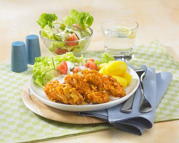 Schnitzelstäbchen aus dem Ofen Rezept
