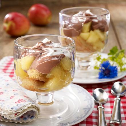 Schoko-Apfel-Trifle Rezept