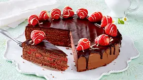 Schoko-Erdbeer-Torte - Foto: LECKER @ Bauer Media Group