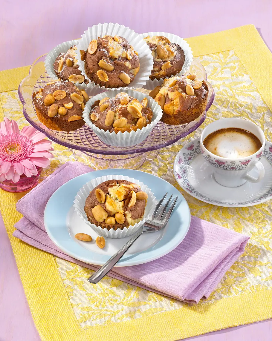 Schoko-Erdnuss-Muffins Rezept Schoko-Erdnuss-Muffins Rezept