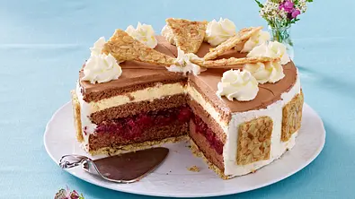 Schoko-Karamell-Torte Rezept - Foto: LECKER @ Bauer Media Group