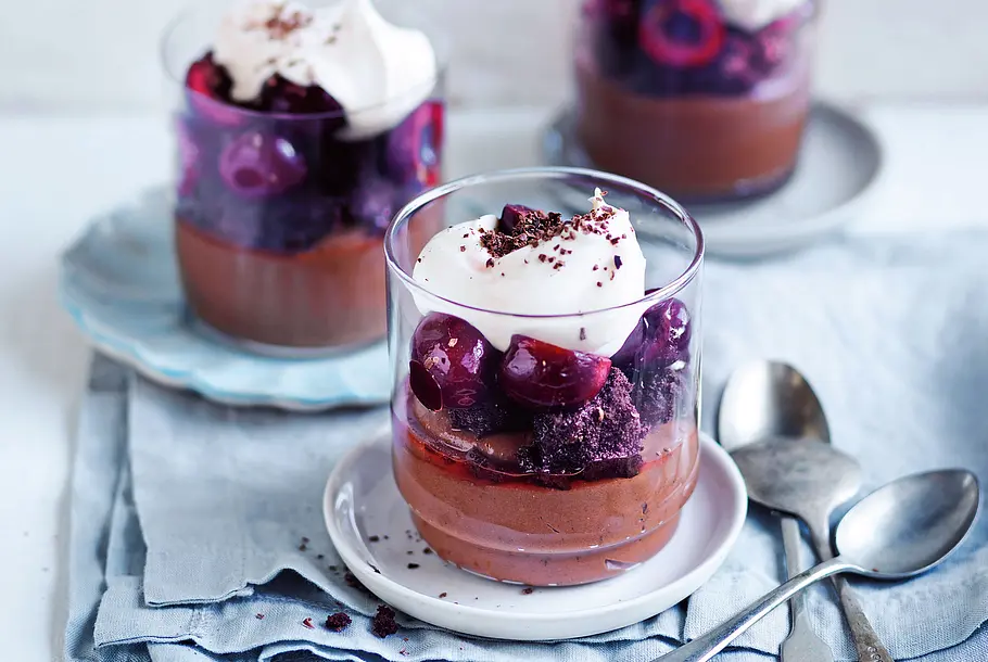 Schoko-Kirsch-Trifle Rezept Schoko-Kirsch-Trifle Rezept