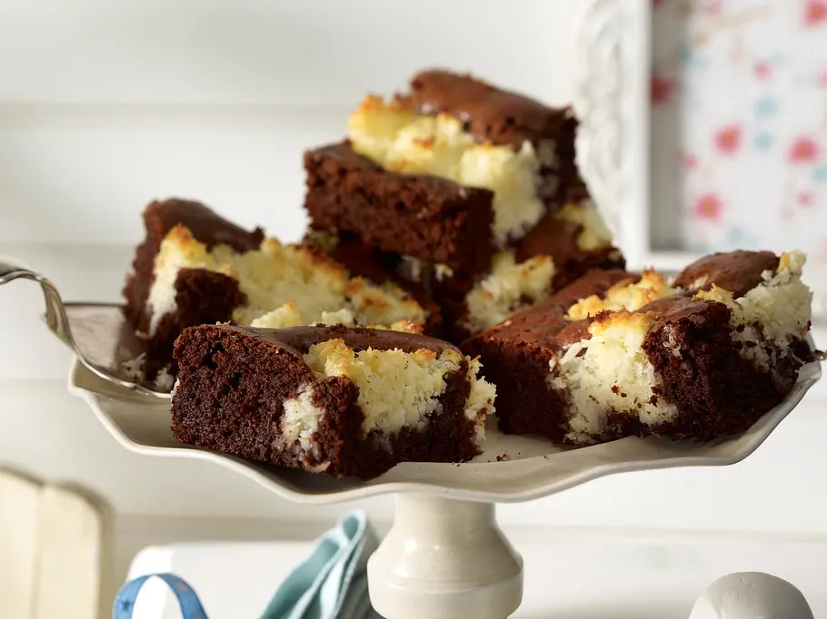 Schoko-Kokos-Brownie Rezept