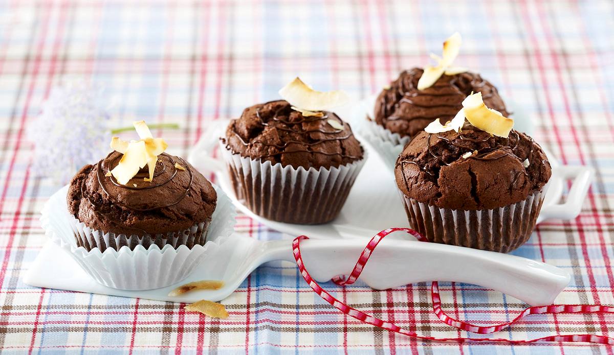 Schoko-Kokos-Muffins Rezept