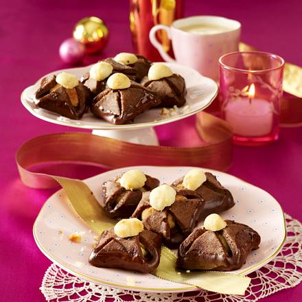 Schoko-Macadamia-Päckchen Rezept