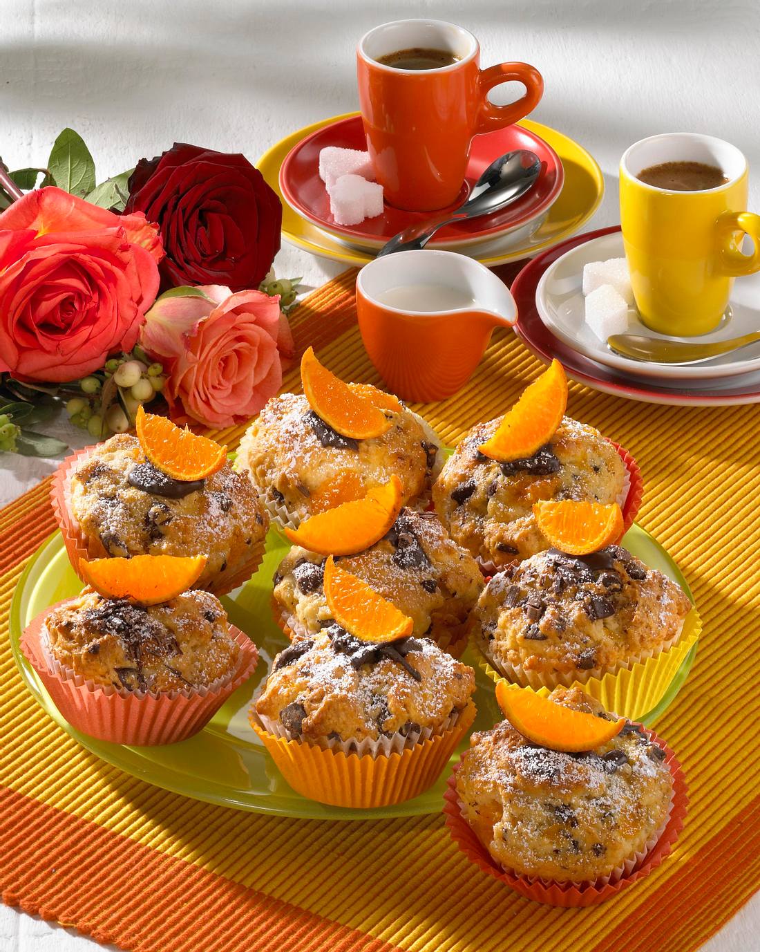 SchokoMandarinenMuffins Rezept LECKER
