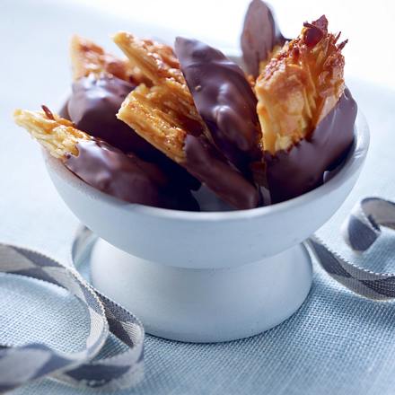 Schoko-Mandel-Florentiner Rezept
