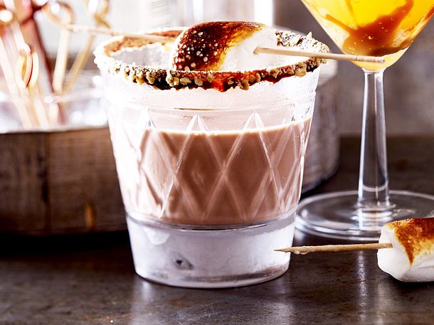 Schoko-Martini mit Marshmallows Rezept Schoko-Martini mit Marshmallows Rezept
