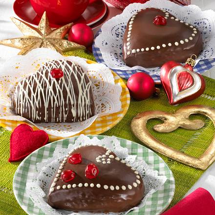 Schoko-Marzipan-Herzen Rezept