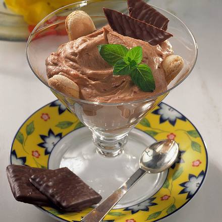 Schoko-Mint-Becher Rezept Schoko-Mint-Becher Rezept