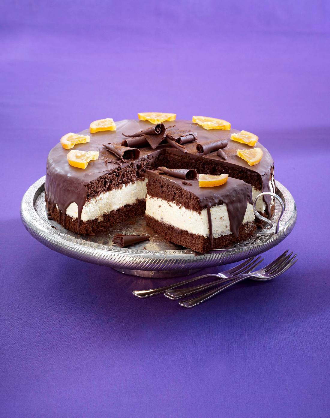 Schoko-Orangen-Torte Rezept | LECKER