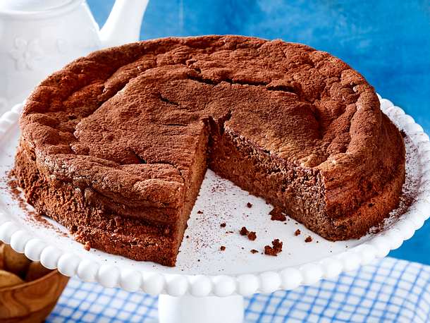 Schoko-Pflaumen-Kuchen (low carb) Rezept