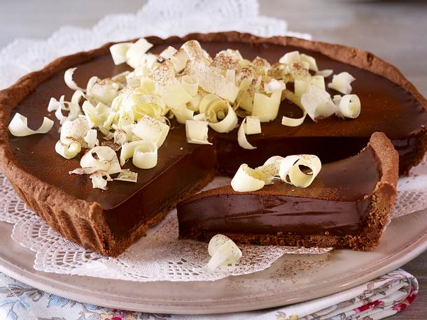 Schokoladen-Tarte Rezept