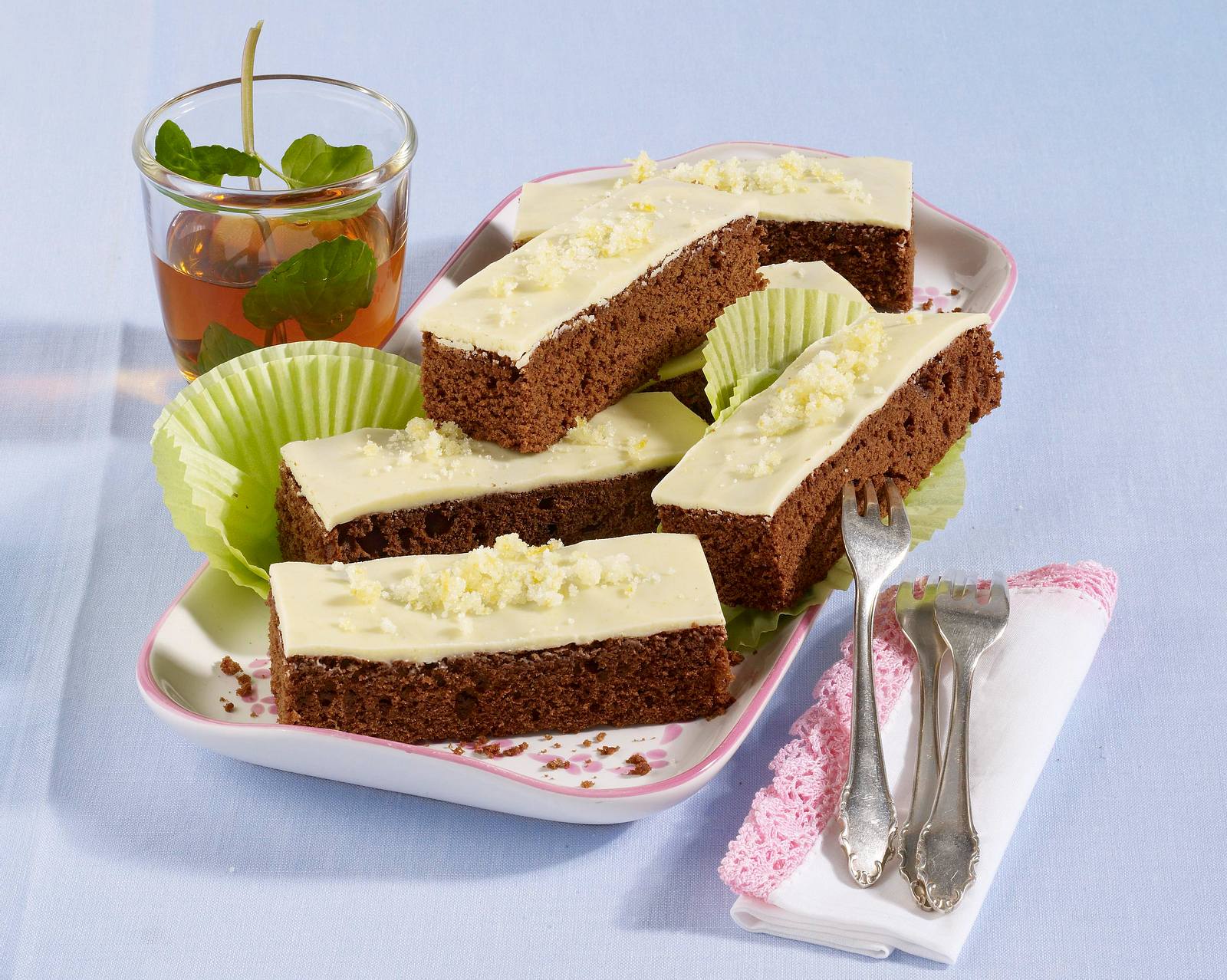 Schoko-Zitronen-Schnitten Rezept | LECKER