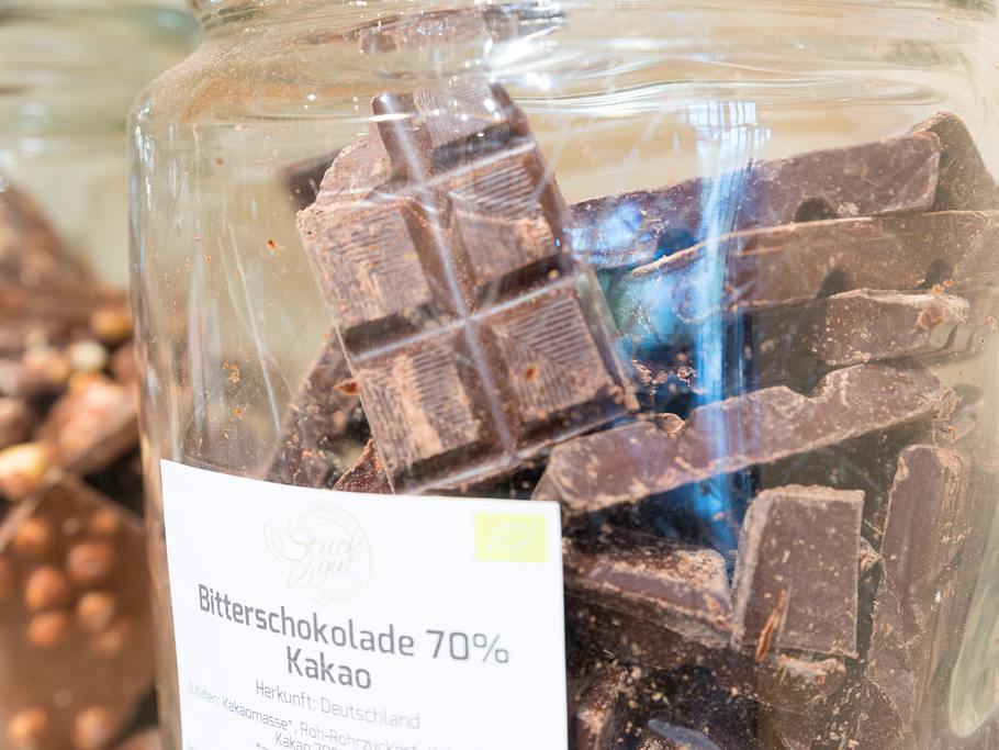Schokolade im Unverpackt-Laden