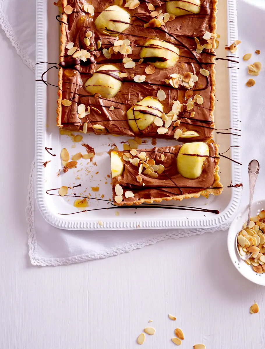 Schokoladen-Apfel-Tarte Rezept