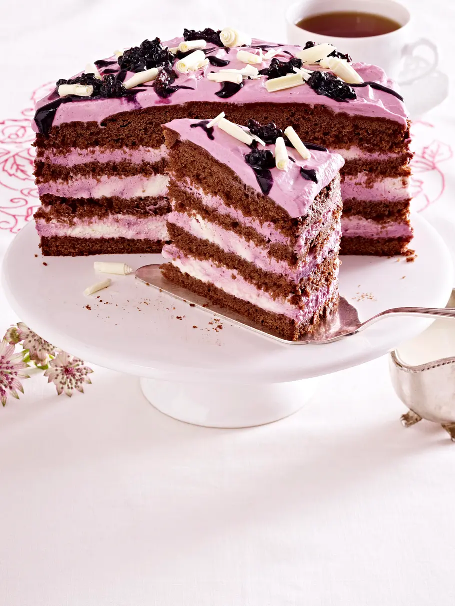 Schokoladen-Brombeer-Torte Rezept Schokoladen-Brombeer-Torte Rezept