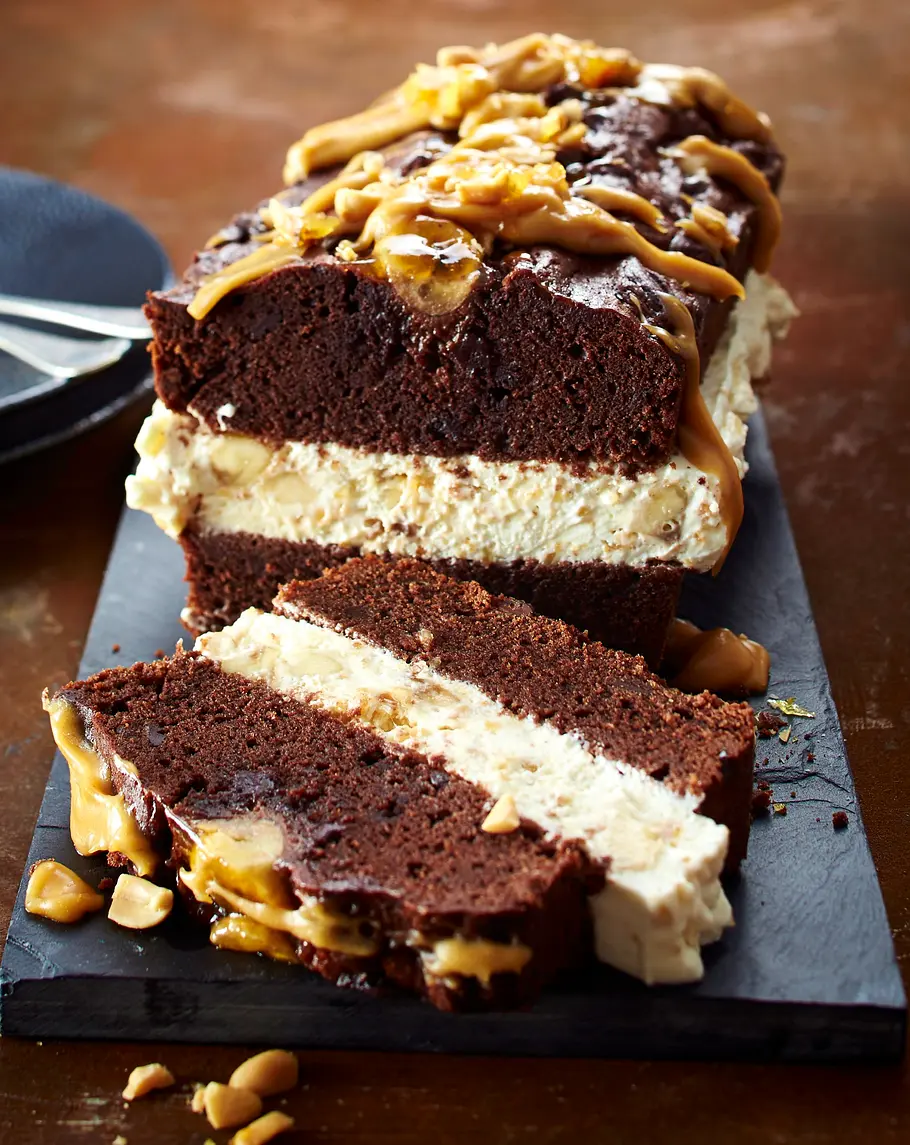 Schokoladen-Erdnuss-Kuchen Rezept Schokoladen-Erdnuss-Kuchen Rezept