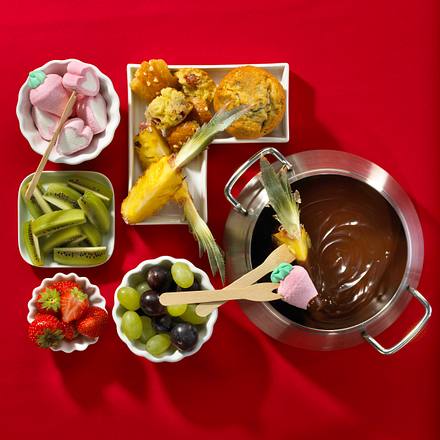 Schokoladen Fondue Rezept Schokoladen Fondue Rezept