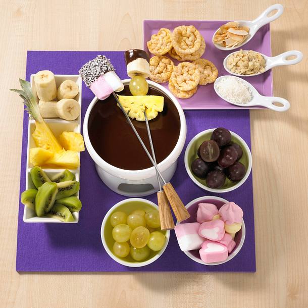Schokoladen-Fondue Rezept Schokoladen-Fondue Rezept