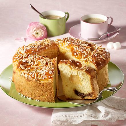 Schokoladen-Hefekranz Rezept