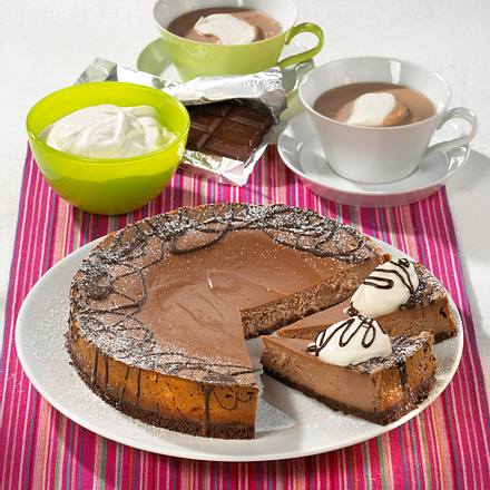 Schokoladen-Käsekuchen Rezept Schokoladen-Käsekuchen Rezept