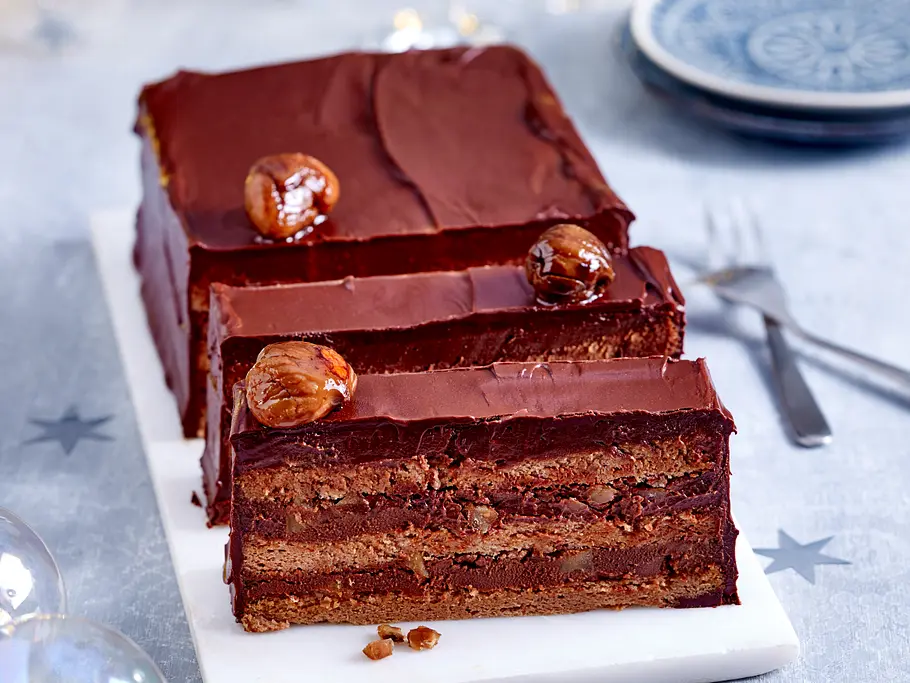 Schokoladen-Maronen-Kuchen Rezept Schokoladen-Maronen-Kuchen Rezept